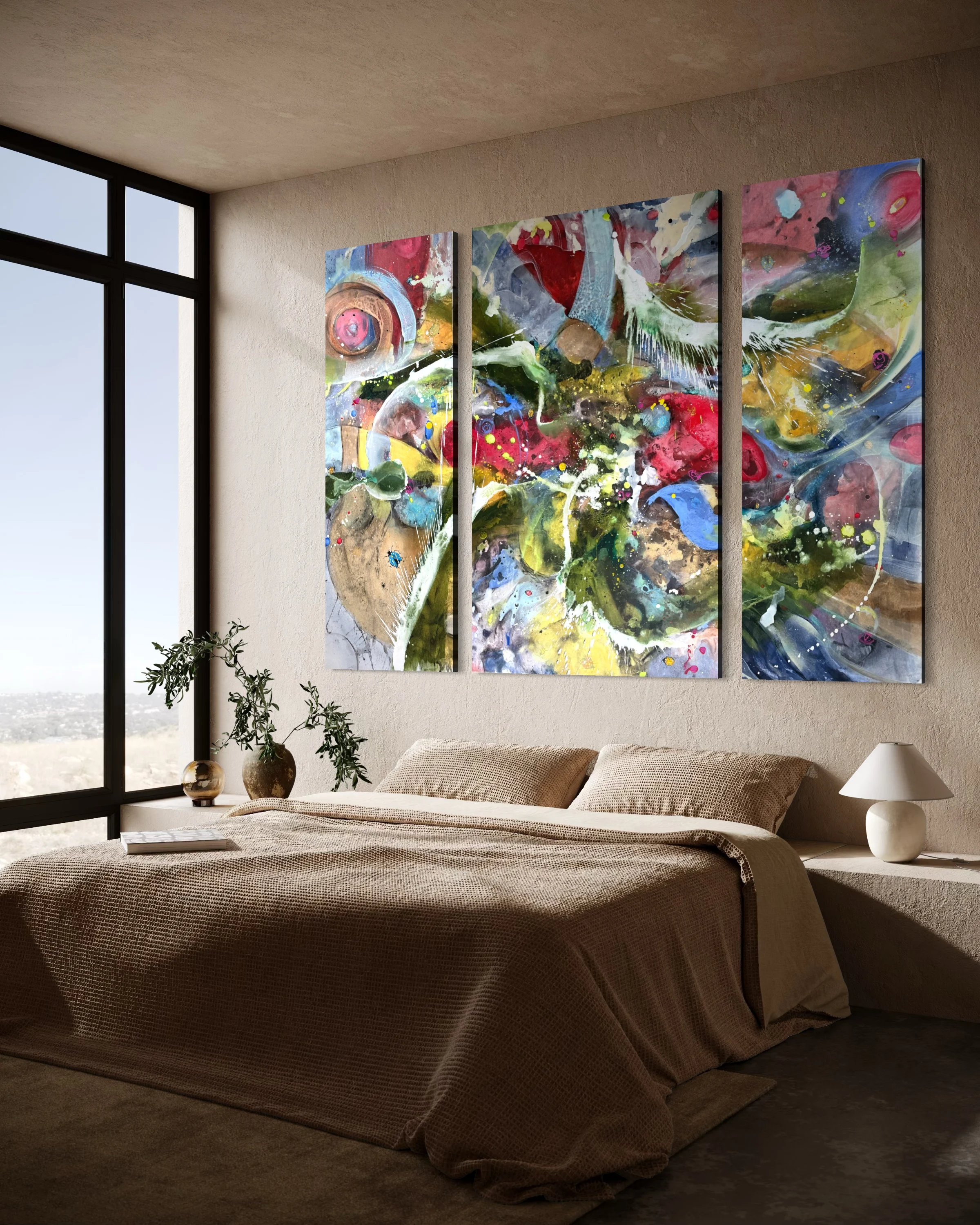 BERUŠKOV , painting by Lucie Svoboda (acrylic on canvas)