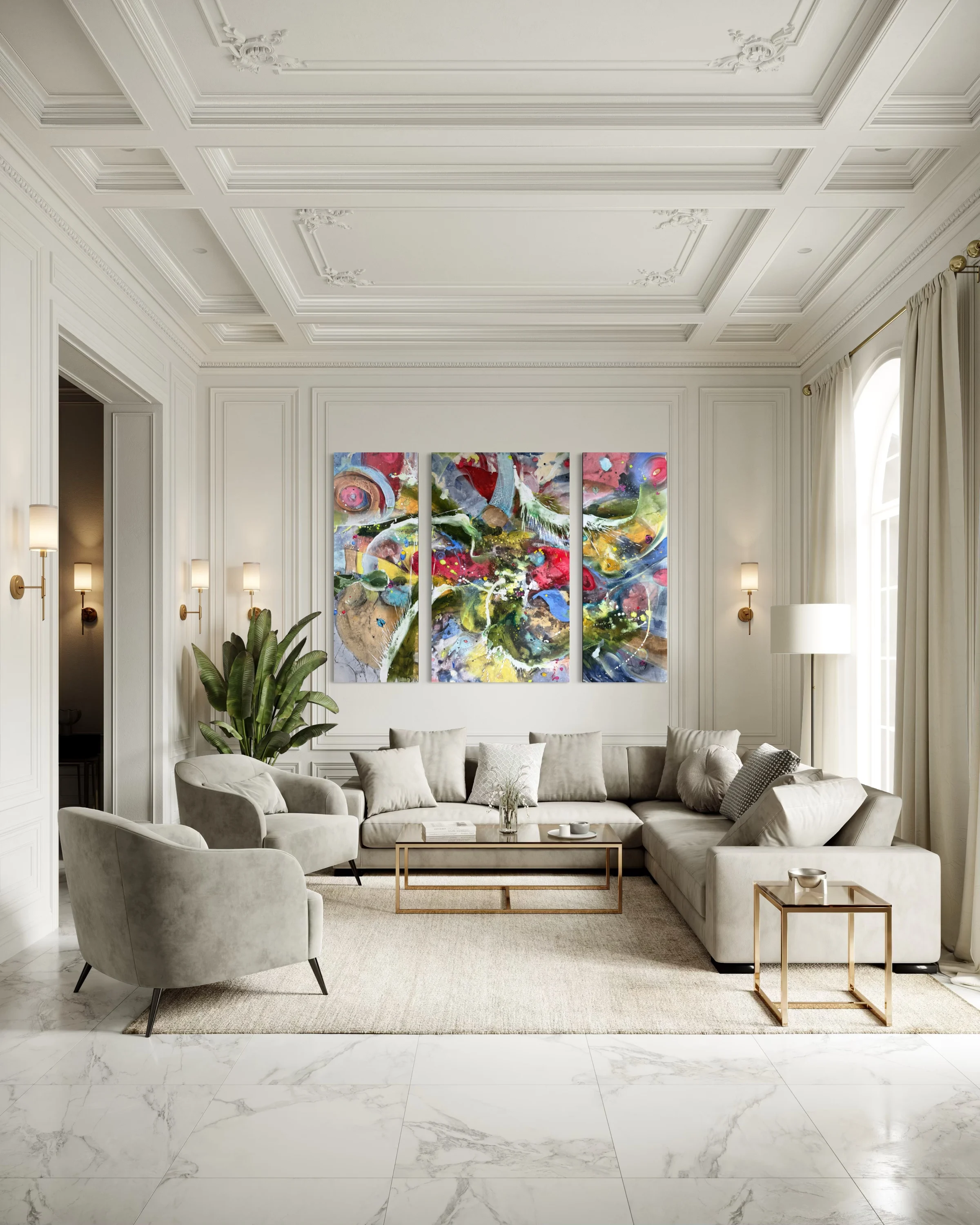 BERUŠKOV , painting by Lucie Svoboda (acrylic on canvas)
