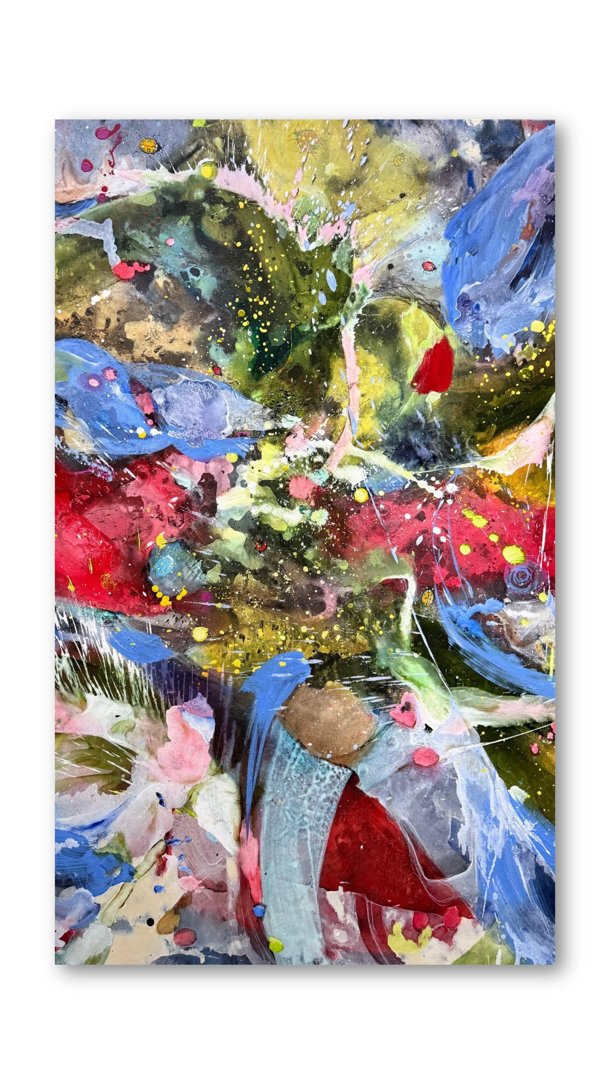 BERUŠKOV, painting by Lucie Svoboda (acrylic on canvas, mixed media)
