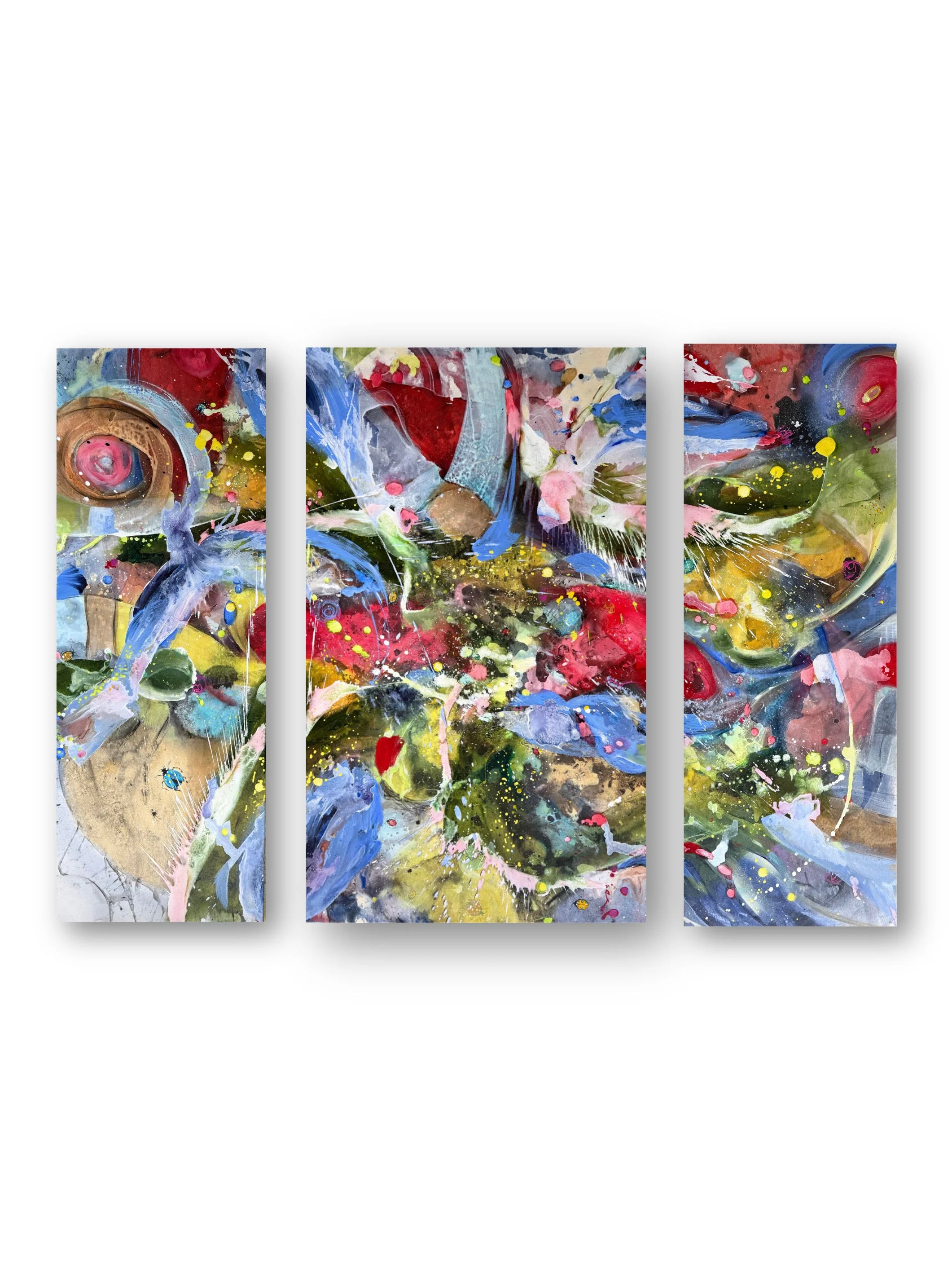 BERUŠKOV, painting by Lucie Svoboda (acrylic on canvas, mixed media)