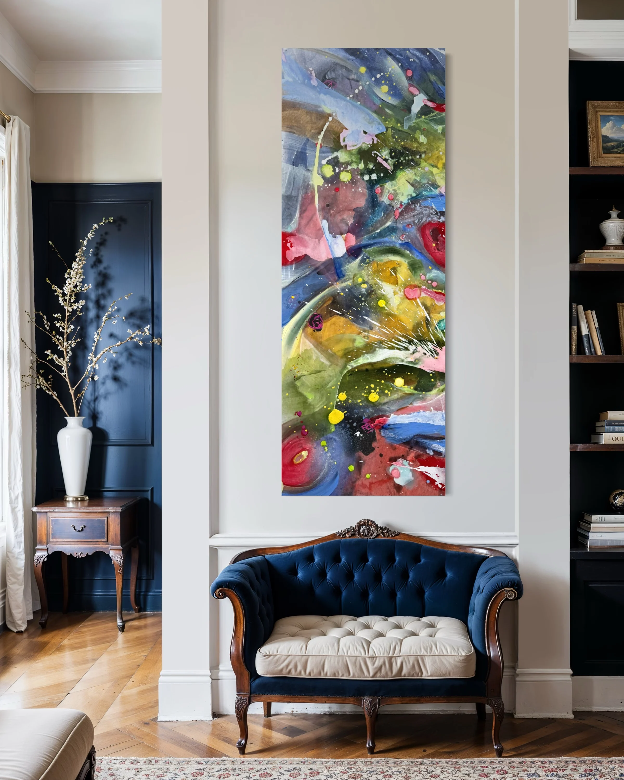 BERUŠKOV, painting by Lucie Svoboda (acrylic on canvas, mixed media)