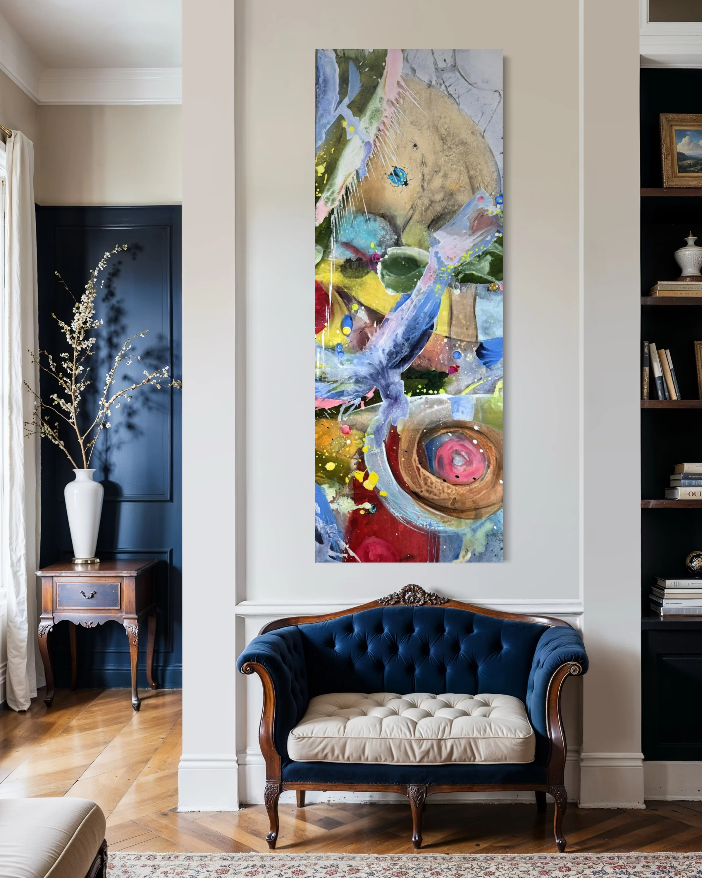 BERUŠKOV, painting by Lucie Svoboda (acrylic on canvas, mixed media)